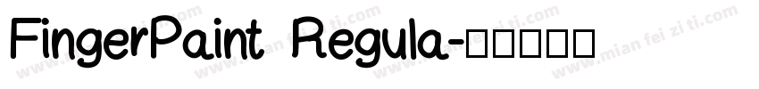 FingerPaint Regula字体转换